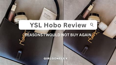 YSL LE5A7 HOBO HANDBAG FULL REVIEW 